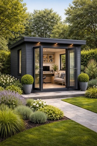 2m garden office - 2m,