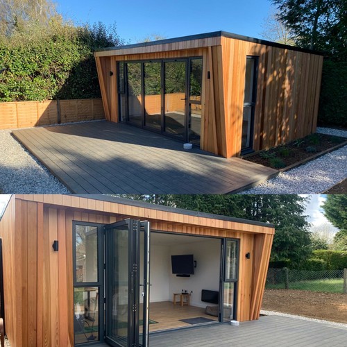 Bespoke garden office studio - garden,