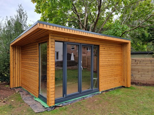 Insulated garden office diy - ,